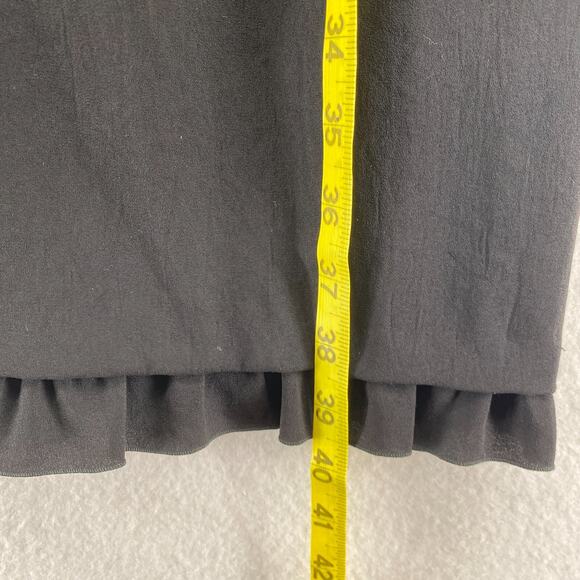 PRADA MILANO Dress 42 S Silk Blend Sheath Sleeveless Career Workwear Black - Picture 13 of 15